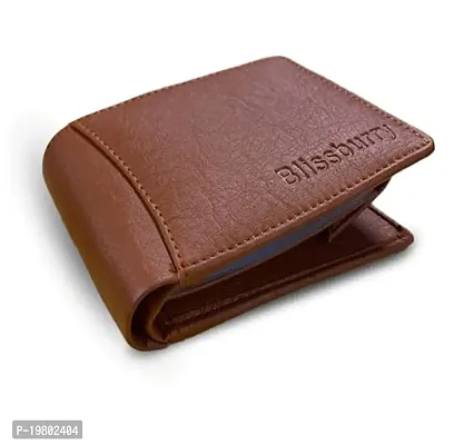 Blissburry Tan Leather Men's Leather Wallet