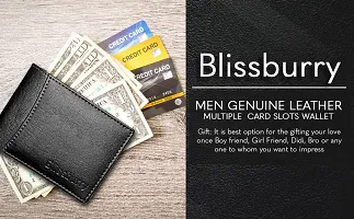 Blissburry Black Leather Men's Leather Wallet-thumb1