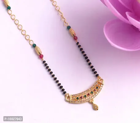 Stylish Copper Alloy   Mangalsutra For Women