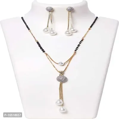 Trendy Women Alloy Necklace with Earring Set