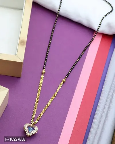 Stylish Copper Alloy   Mangalsutra For Women