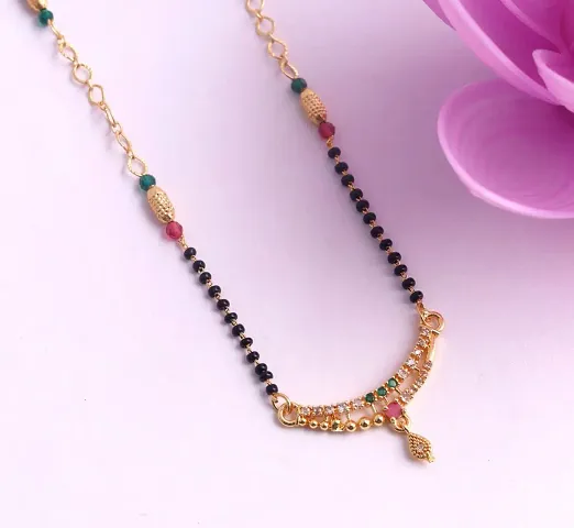Traditional Copper Alloy Mangalsutra For Women