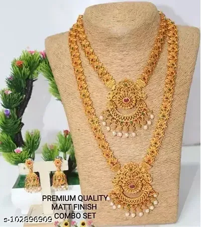 Traditional Golden Copper Jewellery Sets for Women