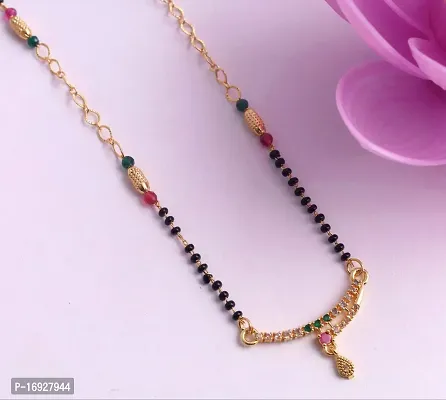 Stylish Copper Alloy   Mangalsutra For Women