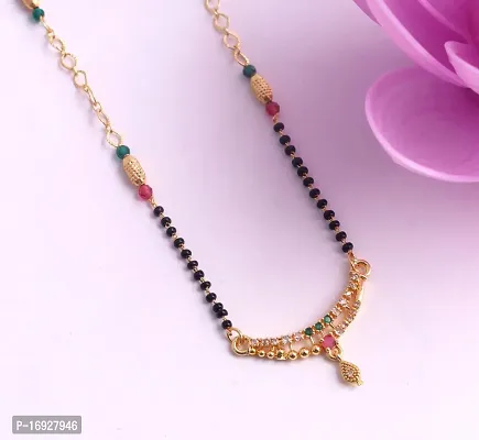 Stylish Copper Alloy   Mangalsutra For Women