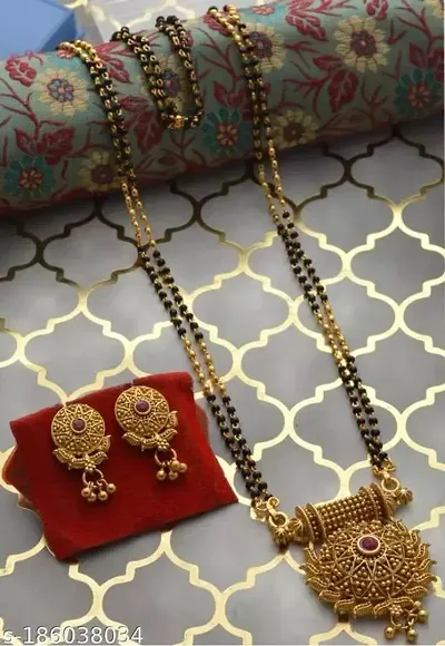 Stylish Copper Alloy Mangalsutra For Women