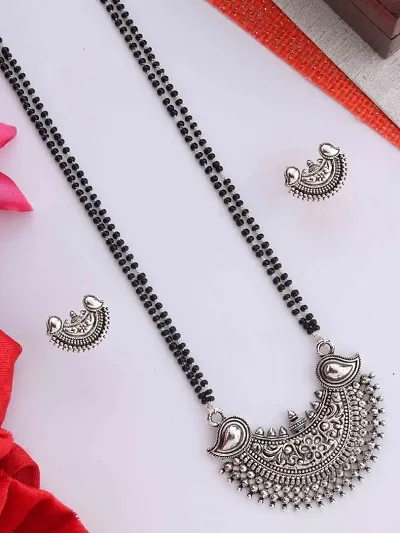 Traditional Classy Silver Alloy Jewellery Set