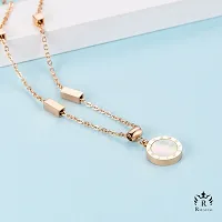 Fashion Scallop Necklace For Women Girls Elegant Looking Luxury Shiny,Occasion:Everyday,Love,Party,Wedding  Engagement,Workwear,Best Valentine Gift.-thumb1