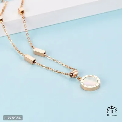 Fashion Scallop Necklace For Women Girls Elegant Looking Luxury Shiny,Occasion:Everyday,Love,Party,Wedding  Engagement,Workwear,Best Valentine Gift.-thumb2