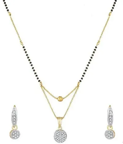 Trendy Women Alloy Necklace with Earring Set