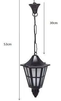 M.S. Main Gate Light Pillar Waterproof in Home & Kitchen with Black Metal PVC Outdoor, Garden, Fancy Modern Design (Bulb NOT Included)-thumb3