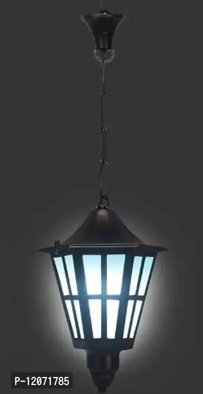 M.S. Main Gate Light Pillar Waterproof in Home & Kitchen with Black Metal PVC Outdoor, Garden, Fancy Modern Design (Bulb NOT Included)-thumb2