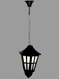 M.S. Main Gate Light Pillar Waterproof in Home & Kitchen with Black Metal PVC Outdoor, Garden, Fancy Modern Design (Bulb NOT Included)-thumb2