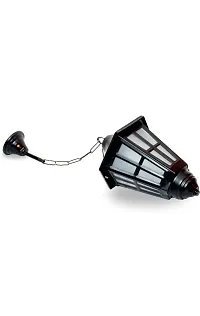 M.S. Main Gate Light Pillar Waterproof in Home & Kitchen with Black Metal PVC Outdoor, Garden, Fancy Modern Design (Bulb NOT Included)-thumb4