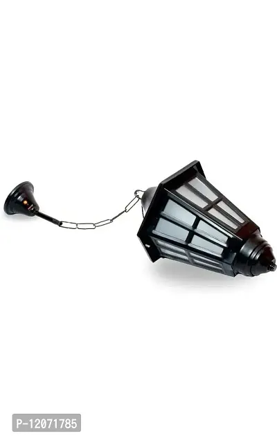 M.S. Main Gate Light Pillar Waterproof in Home & Kitchen with Black Metal PVC Outdoor, Garden, Fancy Modern Design (Bulb NOT Included)-thumb5