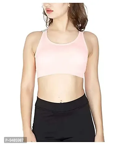 Buy Barshini Yoga Push Up Racerback Sports Bra for Womens Girls Gym Running  Padded Tank Top Underwear Shockproof Sport Fitness Bra Vest Free Size Free  (28-36inch) Black Online In India At Discounted