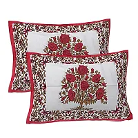 Stylish Cotton Printed Bedsheet with Pillow Covers-thumb2