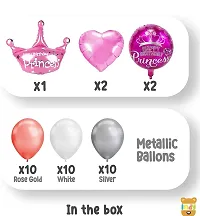 PARTY GALORE  princess theme birthday decoration combo for girl and welcome baby princess baby girl-thumb1