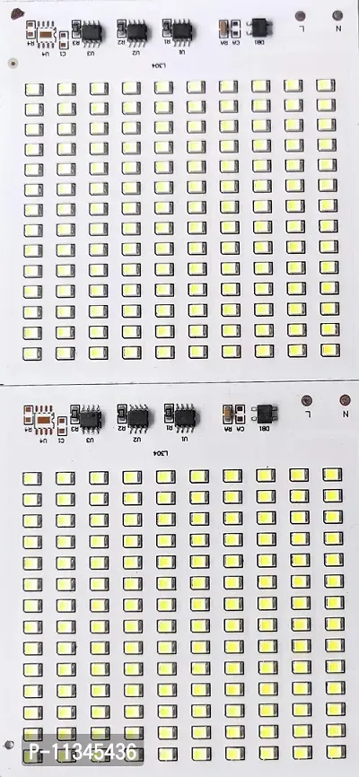 STAR SUNLITE - 210 SMD LED 100 Watt Aluminium Plate Base Board for Flood Light, White - Pack of 2-thumb2