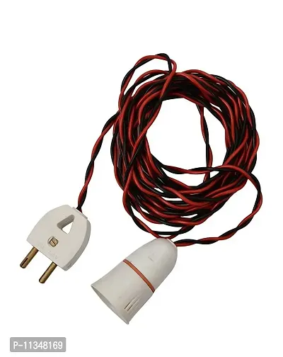 STAR SUNLITE Bulb Holder Hanging 2 Meter Flexible Wire with 2 Pin Plug (Multicolor)