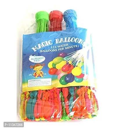 JINIE Holi Water Balloon, 111 pcs,Multicolour,rubber material-thumb4