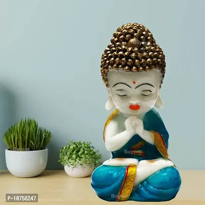 Buyent ? Monk Statue for Home Decor Monk Statues for Living Room Resin Showpiece for Decor and Gift Idea, Handicraft Showpiece Item for Decor, Home Decorative Items Designer Showpiece for Decor