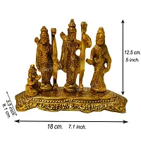 Buyent ? Brass ram darbar murti for Home ram darbar Statue for mandir Shree ram darbar murti Show Pieces for Office Table , mandir , Home Decor Living Room Living Room Show Pieces for Gift-thumb2