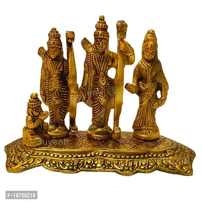 Buyent ? Brass ram darbar murti for Home ram darbar Statue for mandir Shree ram darbar murti Show Pieces for Office Table , mandir , Home Decor Living Room Living Room Show Pieces for Gift-thumb2