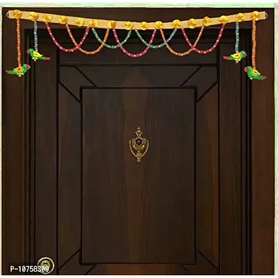 Buyent Parrot toran for Home Decoration Latest bandarwal for Home Door Traditional bandarwal for Diwali Door Bandarwal toran for Diwali Home Decor Door Office & Mandir Decoration (1)