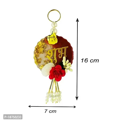 Buyent ? Resin shubh labh Side Door Hanging toran Diwali Decor Hanging Temple Door Hanging shubh labh Door Hanging Unique Diwali Gift-thumb3