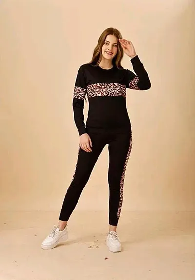 Top With Bottom Wear Lounge Set/Active Wear For Women