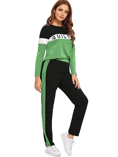 Womens Tracksuit Top and Leggings Pants Outfit Set