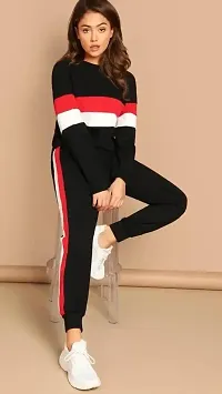 Classic Solid Track Suit for Women-thumb1