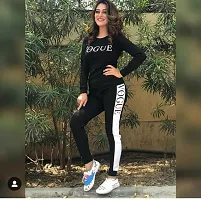 Printed Women Track Suit Black Vogue-thumb1