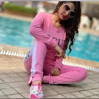 Printed Women Track Suit Pink Vogue-thumb1