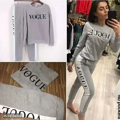 Classic Solid Track Suit for Women-thumb2