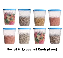 Kitchen Storage (set of 8) Plastic Container set 2000ml size combo-thumb2