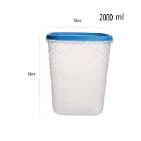 Kitchen Storage (set of 8) Plastic Container set 2000ml size combo-thumb1