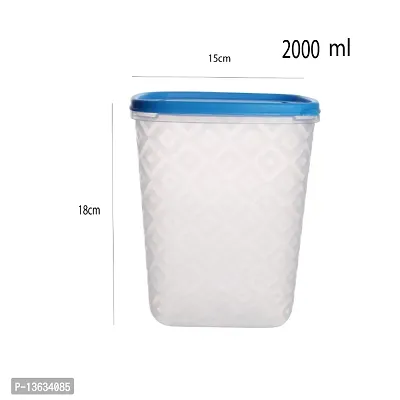 Kitchen Storage (set of 8) Plastic Container set 2000ml size combo-thumb2