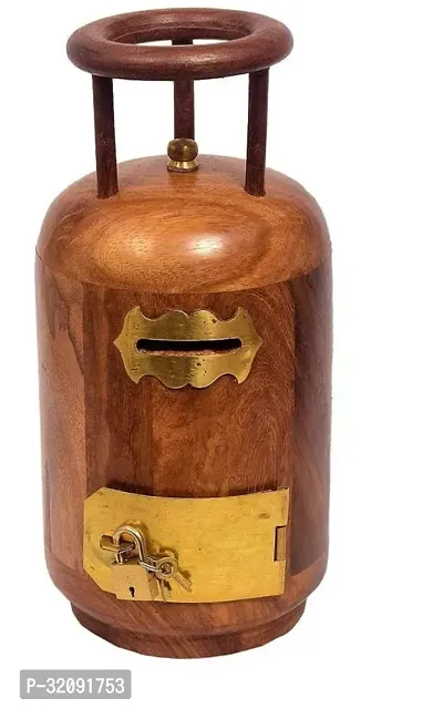 Stylish Wooden Piggy Bank For Kids-thumb0