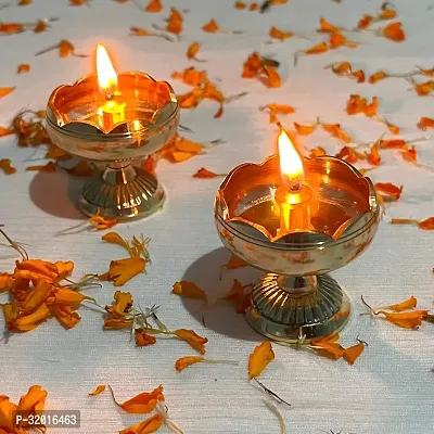 Designer Diya For Decoration Set Of 2-thumb2