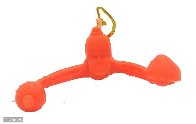 Indian Art & Crafts Flying Lord Hanuman Hanging Car Idol (Multicolor - Set of 1)-thumb4