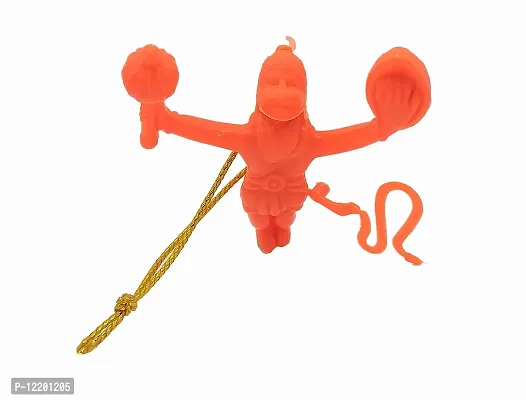 Indian Art & Crafts Flying Lord Hanuman Hanging Car Idol (Multicolor - Set of 1)-thumb3