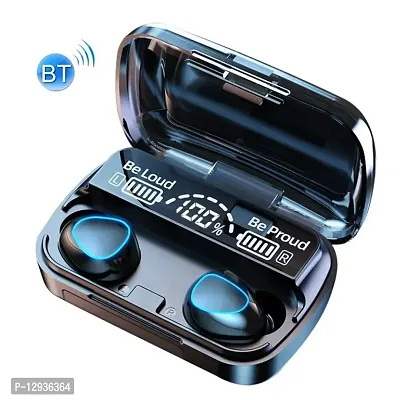 m10 EARBUDS Wireless Earbuds Bluetooth, 180 Hours Playtime Ear Buds Built-in Microphone Earphones-thumb0
