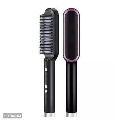 Shrevi Hair Straightener Comb for Women & Men, Hair Styler, Straightener machine Brush (multi-color)-thumb4