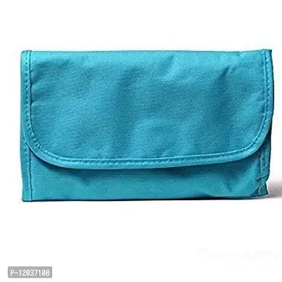 Akiba store Makeup Cosmetic Foldable 5 Pocket Polyester Toiletry/Cosmetic Hanging Storage Bag/Closet Organizer Pouch(Multicolour)-1 pcs-thumb5