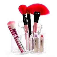 Akiba Store Acrylic Makeup 3 Compartments Acrylic Cosmetic Organizer Display Stand - Makeup Brushes/Lipstick/Pencil/Hair Combs and Jewelry Storage Holder for Home-1 pcs-thumb4