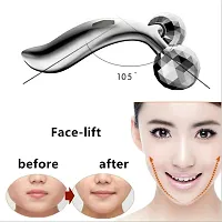 MAHOSTAV 3D Aluminum Roller Massager Face Full Body Shape Massage Facial Massager, 15.5 X 9.5 X 5.3 CM, Silver-thumb4