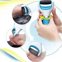 velvet smooth Electronic Foot File with Diamond Crystals Pedicure Foot Filer/Foot Scrubber Roller with usb-thumb3