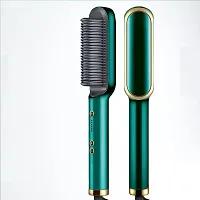 Shrevi Hair Straightener Comb for Women & Men, Hair Styler, Straightener machine Brush (multi-color)-thumb1
